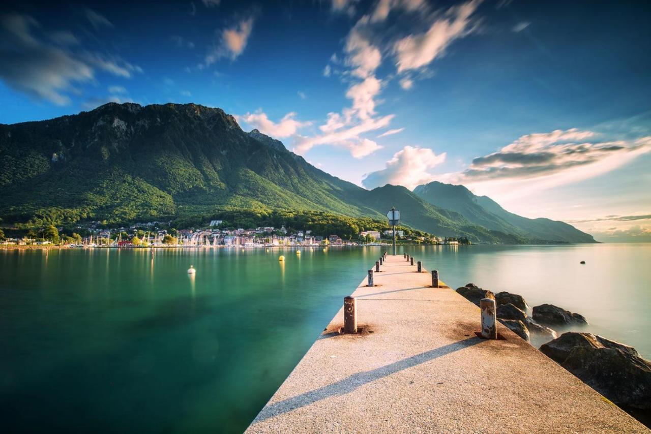 Aloha Chambres Port-Valais Esterno foto