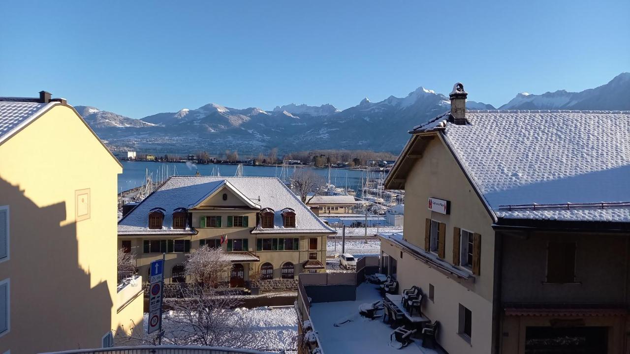 Aloha Chambres Port-Valais Esterno foto