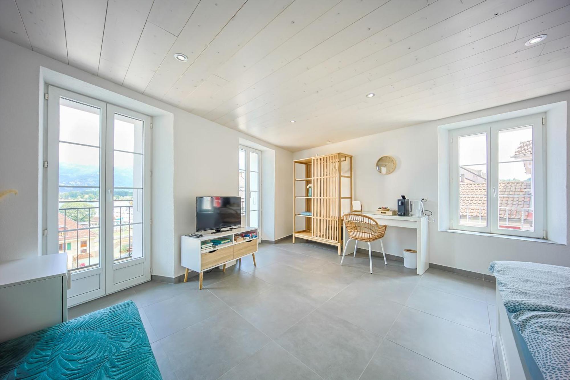 Aloha Chambres Port-Valais Esterno foto